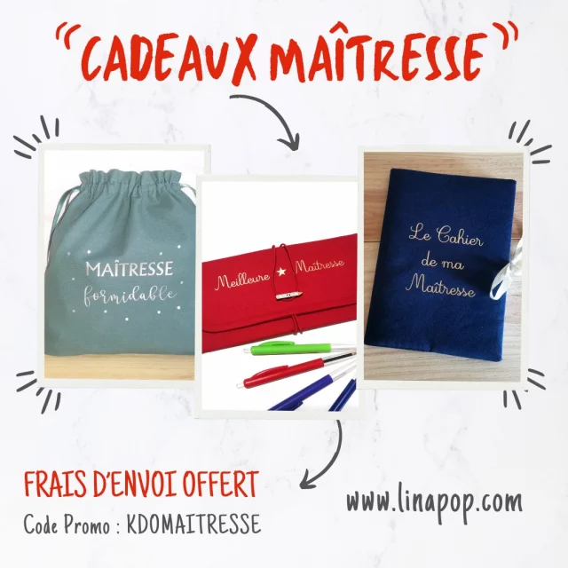 Merci Maîtresse 😜❤
🎁🤩👍 Profitez des frais d'envoi offert !
Envoi très rapide !
Toute la Collection ici > linapop.com
.
#CEstCadeau #cadeaumaîtresse #cadeaumaitresseatsem #cadeaumaitressefindannee #cadeaumaitressepersonnalisé #cadeaumaitresse #cestcadeau #artisanatfrancais #cadeauoriginal #madeinfrance #linapop